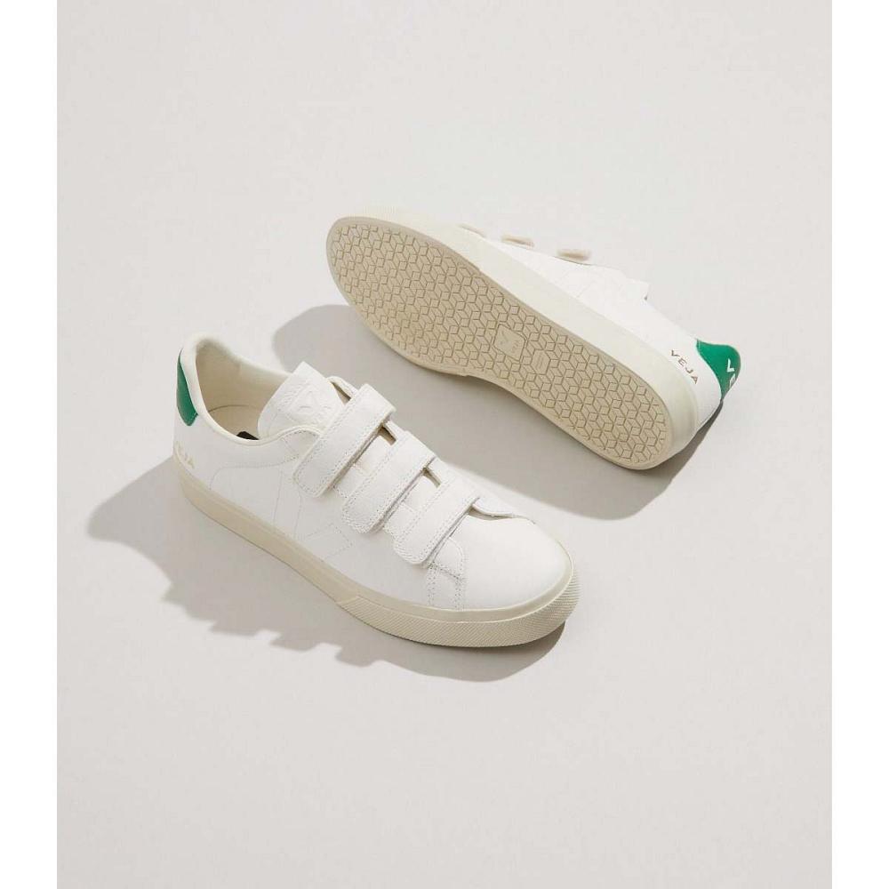 Pantofi Barbati Veja RECIFE CHROMEFREE White/Green | RO 199CTV